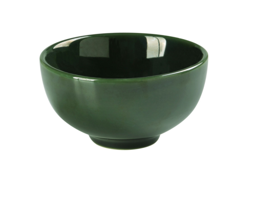 Yanco GG-805 9 Oz Round Soup Bowl - Porcelain, Green Gem-cityfoodequipment.com