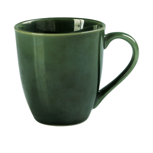 Yanco GG-001 12 Oz Coffee Mug - Ceramic, Green Gem-cityfoodequipment.com