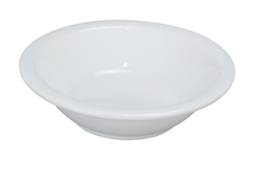 Yanco MA-11 4 1/4 Oz Round Narrow Rim Fruit Bowl - Porcelain, Super White-cityfoodequipment.com