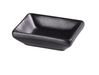 Yanco NB-4030 1 Oz Rectangular Sauce Dish - Ceramic, Noble Black-cityfoodequipment.com