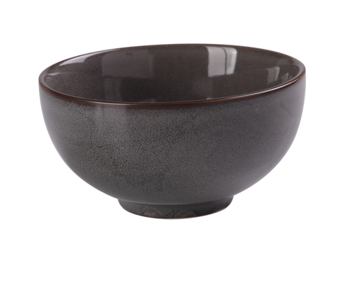 Yanco PK-705 15 oz Round Nappie Bowl - Ceramic, Gray-cityfoodequipment.com