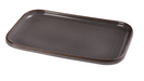 Yanco PK-512 Rectangular Sushi Plate - 12" X 7 1/2", Ceramic, Gray-cityfoodequipment.com