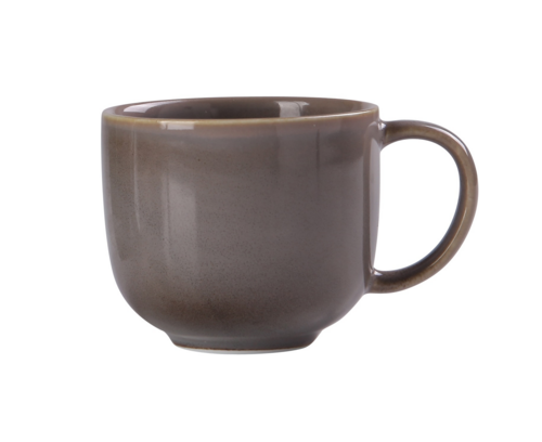 Yanco PK-001 8 Oz Coffee Cup - Ceramic, Gray-cityfoodequipment.com