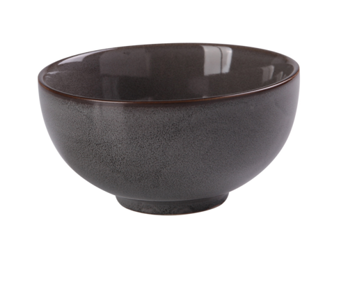 Yanco PK-706 25 Oz Round Nappie Bowl - Ceramic, Gray-cityfoodequipment.com