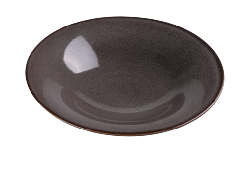 Yanco PK-408 20 oz Round Soup/Salad Bowl - Ceramic, Gray-cityfoodequipment.com