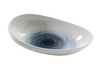 Yanco UN-411 Boat Shaped Universe Plate - 11 1/2" X 7 1/2", China, Blue-cityfoodequipment.com