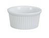 Yanco RK-102 2 Oz Fluted Ramekin - Porcelain, Super White-cityfoodequipment.com