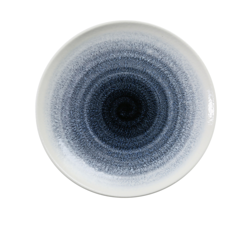 Yanco UN-108 8 1/4" Round Universe Plate - China, Blue-cityfoodequipment.com