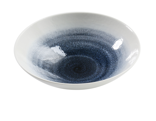 Yanco UN-606 17 Oz Round Universe Soup/salad Bowl - China, Blue-cityfoodequipment.com