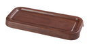 Yanco WL-414 Melamine Tray W/ Foot - 13 3/4" X 5", Wood Grain-cityfoodequipment.com