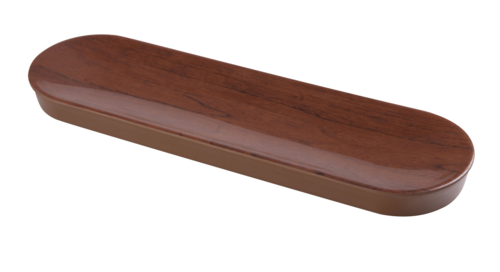 Yanco WL-711 Melamine Tray - 11 1/2" X 3 1/2", Wood Grain-cityfoodequipment.com