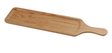 Yanco WD-2419 Rectangular Wooden Tray II Serving Board - 19 3/4" x 5 1/2", Melamine, Golden Oak-cityfoodequipment.com