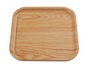 Yanco WD-2108 8 1/8" Square Melamine Dinner Plate, Golden Oak-cityfoodequipment.com
