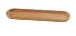 Yanco WD-2610 Rectangular Sushi Tray - 10 1/2" x 2 1/4", Melamine, Golden Oak-cityfoodequipment.com