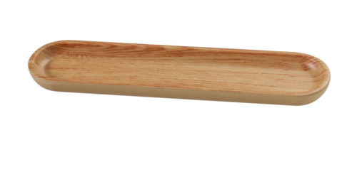 Yanco WD-2610 Rectangular Sushi Tray - 10 1/2" x 2 1/4", Melamine, Golden Oak-cityfoodequipment.com