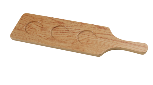 Yanco WD-2717 Rectangular Wooden Tray II Serving Board - 17" X 4 3/4", Melamine, Golden Oak-cityfoodequipment.com