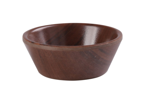 Yanco WL-505 10 Oz Round Melamine Soup Bowl, Wood Grain-cityfoodequipment.com