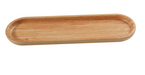 Yanco WD-2612 Rectangular Sushi Tray - 11 3/4" X 3 1/2", Melamine, Golden Oak-cityfoodequipment.com