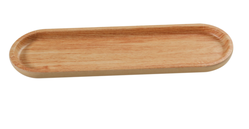 Yanco WD-2612 Rectangular Sushi Tray - 11 3/4" X 3 1/2", Melamine, Golden Oak-cityfoodequipment.com