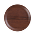 Yanco WL-111 11" Round Melamine Plate, Wood Grain-cityfoodequipment.com