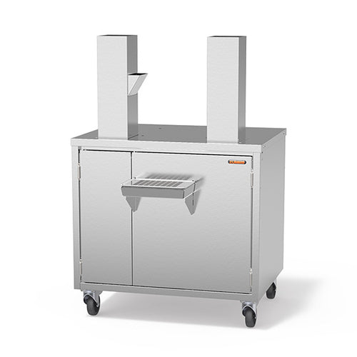 Zummo MSP40 2.0 26 11/15" x 31 4/7" Mobile Equipment Stand for Z40-N Juicers, Cabinet Base-cityfoodequipment.com