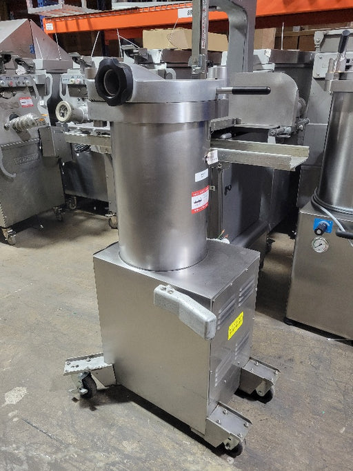 Used Mainca 45 lb. Hydraulic Sausage Stuffer 3 Phase, Heavy-Duty Stainless Steel-cityfoodequipment.com