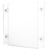 Alpine Industries ADI639-8511-WSH-6 6 Window Sign Holder W Suction Cups - 8 1/2" X 11", Acrylic, Clear-cityfoodequipment.com