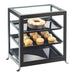 Cal-Mil 1575-13 Soho Display Case - Attendant Seve, 21 1/4x15 3/4x20 3/4", Black-cityfoodequipment.com
