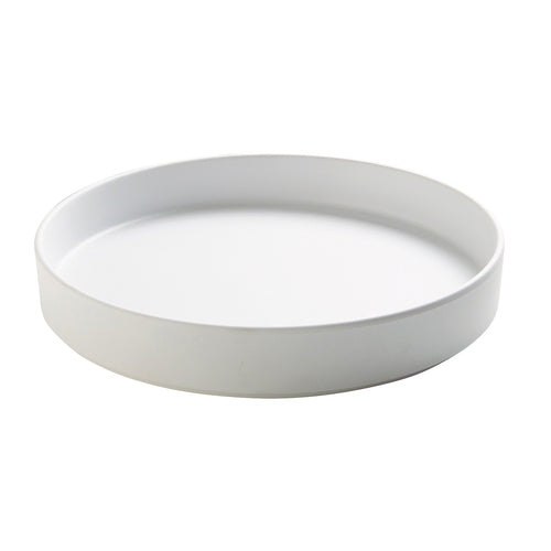 Cal-Mil 22017-10-15 10" Round Melamine Plate, White-cityfoodequipment.com