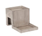 Cal-Mil 22706-110 2 Tier Display Stand - 16" x 10" x 9 1/2"H, Pine Wood, Gray-Washed-cityfoodequipment.com