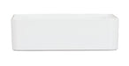 Cal-Mil 24002-10-15 10" Square Melamine Deep Bowl - White-cityfoodequipment.com