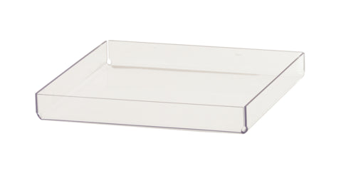 Cal-Mil 280-T 10" Square Tray for 280 Pastry Display Case - Acrylic, Clear-cityfoodequipment.com