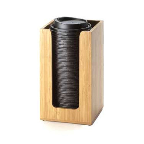 Cal-Mil 298-60 Wall Or Counter Mount Lid Organizer w/ (1) 4" Section, Bamboo-cityfoodequipment.com