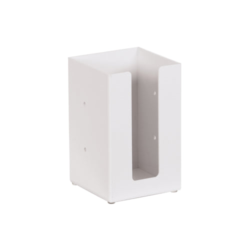 Cal-Mil 299-15 5 1/4" Square Napkin Holder - ABS, White-cityfoodequipment.com