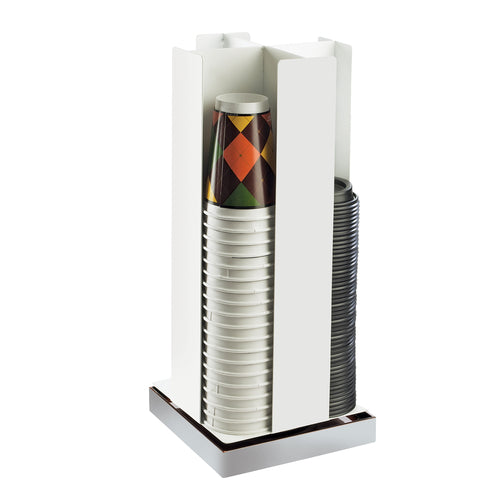 Cal-Mil 3001-55 Cup & Lid Organizer, (4) Compartment, All Cup Types-cityfoodequipment.com
