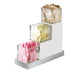 Cal-Mil 3003-55-12 3 Tier Luxe Stair Step Display Stainless Steel-cityfoodequipment.com
