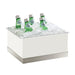 Cal-Mil 3005-10-55 Rectangular Ice Housing - 12 1/4"L x 10"W x 6 1/2"H, Plastic, Stainless-cityfoodequipment.com