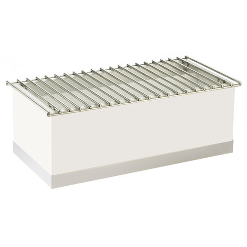 Cal-Mil 3012-55 Luxe Chafer Alternative - 22" x 12" x 8 1/2", White, Stainless Steel-cityfoodequipment.com