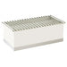 Cal-Mil 3012-55 Luxe Chafer Alternative - 22" x 12" x 8 1/2", White, Stainless Steel-cityfoodequipment.com