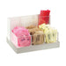 Cal-Mil 3013-55 Luxe Condiment Stir-Stick Organizer - Clear, Stainless Steel-cityfoodequipment.com