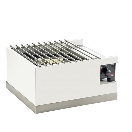 Cal-Mil 3023-55 Luxe Butane Burner Housing - White, Stainless Steel-cityfoodequipment.com