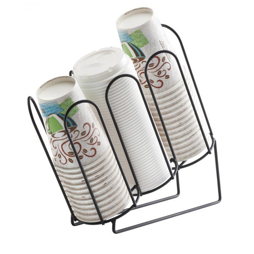 Cal-Mil 3036-13 Cup & Lid Organizer, (3) Compartment, All Cup Types-cityfoodequipment.com