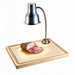 Cal-Mil 3037-55 1 Bulb Carving Station w/ Maple Cutting Board - 20"L x 16"W x 4"H, 110v-cityfoodequipment.com