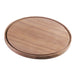Cal-Mil 3052-78 12" Round Serving Board - Wood, Walnut-cityfoodequipment.com