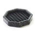 Cal-Mil 310-6-31 6" Octagon Stone Drip Tray - Plastic, Black Ice-cityfoodequipment.com