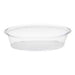Cal-Mil 316-12-13 12" Round Turn N Serve? Tray - 3 1/2"D, Acrylic, Black-cityfoodequipment.com
