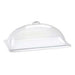 Cal-Mil 321-12 Dome Type Display Cover, 12" x 20" x 7 1/2" H, Polycarbonate-cityfoodequipment.com