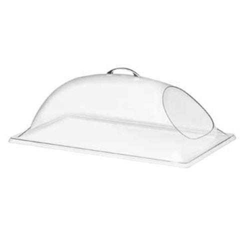 Cal-Mil 322-10 Dome Display Cover w/ 1 End Cut Out, 10" x 12" x 4 1/2" H-cityfoodequipment.com