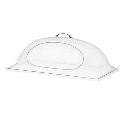 Cal-Mil 324-12 Dome Chafer & Display Cover w/ 1 Side Cut Out, 12 x 20 x 7 1/2" H-cityfoodequipment.com