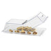 Cal-Mil 328-13 Display Cover w/ Center Hinge & Flat Top, 13 x 18 x 4" High-cityfoodequipment.com